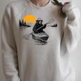 Kayaking Bear Retro Sunset Paddling Canoe Outdoor Adventure Raglan Sleeve Sweatshirt Heather Forest Kayaking Bear Retro Sunset Paddling Canoe Outdoor Adventure Raglan Sleeve Sweatshirt Heather Forest