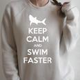 Keep Calm And Swim Faster Swimming T-Shirt Raglan Sleeve Sweatshirt Heather Forest Keep Calm And Swim Faster Swimming T-Shirt Raglan Sleeve Sweatshirt Heather Forest
