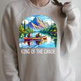 King Of The Canoe Canoeing Raglan Sleeve Sweatshirt Heather Forest King Of The Canoe Canoeing Raglan Sleeve Sweatshirt Heather Forest
