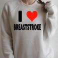 I Love Breaststroke Heart Swim Swimmer Pool Swimming Raglan Sleeve Sweatshirt Heather Forest I Love Breaststroke Heart Swim Swimmer Pool Swimming Raglan Sleeve Sweatshirt Heather Forest
