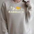 Mountain Kayaking Nature Water Sports Kayaker Canoeing Kayak Raglan Sleeve Sweatshirt Heather Forest