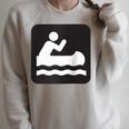 Outdoors Water Sports Canoe Canoeist Raglan Baseball Tee Raglan Sleeve Sweatshirt Heather Forest
