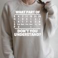 What Is Part Of Don't You Understand Swimming Swimmer Swimming Raglan Sleeve Sweatshirt Heather Forest What Is Part Of Don't You Understand Swimming Swimmer Swimming Raglan Sleeve Sweatshirt Heather Forest