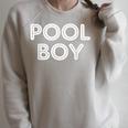 Pool Boy Saying Swim Cool Swimmer Swimming Pool Raglan Sleeve Sweatshirt Heather Forest Pool Boy Saying Swim Cool Swimmer Swimming Pool Raglan Sleeve Sweatshirt Heather Forest