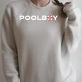 Pool Boy Swimming Pool Lifeguard Raglan Sleeve Sweatshirt Heather Forest Pool Boy Swimming Pool Lifeguard Raglan Sleeve Sweatshirt Heather Forest