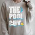 Summer Pool Guy Swimming Pool Boy Raglan Sleeve Sweatshirt Heather Forest Summer Pool Guy Swimming Pool Boy Raglan Sleeve Sweatshirt Heather Forest