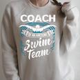 Swim Coach Professional Instructor Swimming Lesson Sport Raglan Sleeve Sweatshirt Heather Forest Swim Coach Professional Instructor Swimming Lesson Sport Raglan Sleeve Sweatshirt Heather Forest