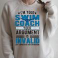 Swim Coach Swimming Coach Raglan Sleeve Sweatshirt Heather Forest Swim Coach Swimming Coach Raglan Sleeve Sweatshirt Heather Forest