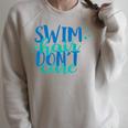 Swim Hair Dont Care Swimming Attitude T Shirt Raglan Sleeve Sweatshirt Heather Forest Swim Hair Dont Care Swimming Attitude T Shirt Raglan Sleeve Sweatshirt Heather Forest