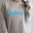 Swim Mom For Mothers Swimming Raglan Sleeve Sweatshirt Heather Forest Swim Mom For Mothers Swimming Raglan Sleeve Sweatshirt Heather Forest