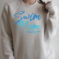 Swim Mom Swimming Cute Raglan Sleeve Sweatshirt Heather Forest Swim Mom Swimming Cute Raglan Sleeve Sweatshirt Heather Forest