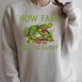 Swimmer Crocodile Swimming Humor How Fast You Can Swim Raglan Sleeve Sweatshirt Heather Forest Swimmer Crocodile Swimming Humor How Fast You Can Swim Raglan Sleeve Sweatshirt Heather Forest