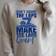 Swimmer Saying Swimming Motivation Professional Swimmer Raglan Sleeve Sweatshirt Heather Forest