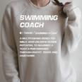 Swimming Coach Definition Swimming Instructor Raglan Sleeve Sweatshirt Heather Forest