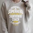 Swimming Coach TShirt Idea Superhero Swimming Shirt Raglan Sleeve Sweatshirt Heather Forest Swimming Coach TShirt Idea Superhero Swimming Shirt Raglan Sleeve Sweatshirt Heather Forest