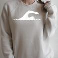 Swimming Float Raglan Sleeve Sweatshirt Heather Forest Swimming Float Raglan Sleeve Sweatshirt Heather Forest