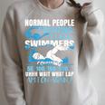 Swimming Humor Swim Raglan Sleeve Sweatshirt Heather Forest Swimming Humor Swim Raglan Sleeve Sweatshirt Heather Forest