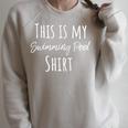 This Is My Swimming Pool Summer Swim Tee T-Shirt Raglan Sleeve Sweatshirt Heather Forest This Is My Swimming Pool Summer Swim Tee T-Shirt Raglan Sleeve Sweatshirt Heather Forest