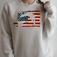 Swimming Swim Team Distressed American Flag USA Swimmer Raglan Sleeve Sweatshirt Heather Forest Swimming Swim Team Distressed American Flag USA Swimmer Raglan Sleeve Sweatshirt Heather Forest