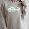 Swimming Swim Team Gear For a Swimmer Quote Saying Raglan Sleeve Sweatshirt Heather Forest