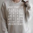Swimming Swimmer What Part Don't You Understand Swim Team Raglan Sleeve Sweatshirt Heather Forest