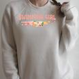 Swimming Swimming Water Sports Swimmer Raglan Sleeve Sweatshirt Heather Forest Swimming Swimming Water Sports Swimmer Raglan Sleeve Sweatshirt Heather Forest
