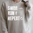 Swimrun Endurance Sports Swimming Running Swim Run Raglan Sleeve Sweatshirt Heather Forest Swimrun Endurance Sports Swimming Running Swim Run Raglan Sleeve Sweatshirt Heather Forest