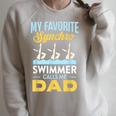 Synchronized Swimming Dad Favorite Synchro Swimmer Artistic Raglan Sleeve Sweatshirt Heather Forest Synchronized Swimming Dad Favorite Synchro Swimmer Artistic Raglan Sleeve Sweatshirt Heather Forest