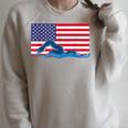 USA Flag Swimmer Swimming Sport Athlete Swim Swimming Raglan Sleeve Sweatshirt Heather Forest USA Flag Swimmer Swimming Sport Athlete Swim Swimming Raglan Sleeve Sweatshirt Heather Forest