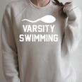 Varsity Swimming For Men Women Raglan Sleeve Sweatshirt Heather Forest Varsity Swimming For Men Women Raglan Sleeve Sweatshirt Heather Forest