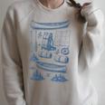 Women's Canoe Wilderness Gear Vintage Chart Collection Illustration Raglan Sleeve Sweatshirt Heather Forest