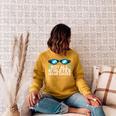 Cool Swimming For Men Women Swimmer Swim Instructor Goggles Raglan Sleeve Sweatshirt Ash