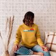 Paddling Canoe Retro Vintage For Canoeists And Paddle Raglan Sleeve Sweatshirt Ash
