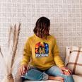 Portaging Canoe Wilderness Adventure Scenic Graphic Raglan Sleeve Sweatshirt Ash