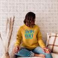 Swim Hair Dont Care Swimming Attitude T Shirt Raglan Sleeve Sweatshirt Ash Swim Hair Dont Care Swimming Attitude T Shirt Raglan Sleeve Sweatshirt Ash
