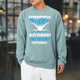 Butterfly Butterwhy Buttercry Swimming Swimmer Raglan Sleeve Sweatshirt Cardinal Butterfly Butterwhy Buttercry Swimming Swimmer Raglan Sleeve Sweatshirt Cardinal