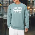 Canoe Crew Canoeing Raglan Baseball Tee Raglan Sleeve Sweatshirt Cardinal