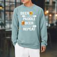 Canoe Kayak Tees Beer Paddle Repeat T-Shirt Raglan Sleeve Sweatshirt Cardinal Canoe Kayak Tees Beer Paddle Repeat T-Shirt Raglan Sleeve Sweatshirt Cardinal