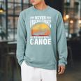 Canoe Old Man Sleeveless Raglan Sleeve Sweatshirt Cardinal Canoe Old Man Sleeveless Raglan Sleeve Sweatshirt Cardinal