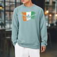 Cool Ireland Flag Vintage Irish Flag Swimmer Fly Swimming Raglan Sleeve Sweatshirt Cardinal Cool Ireland Flag Vintage Irish Flag Swimmer Fly Swimming Raglan Sleeve Sweatshirt Cardinal