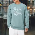 Cute Swimming Mom Mother's Day For Swimmers Swim Mom Raglan Sleeve Sweatshirt Cardinal Cute Swimming Mom Mother's Day For Swimmers Swim Mom Raglan Sleeve Sweatshirt Cardinal