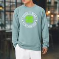 Irish I Was Swimming Shamrock St Patrick's Day Swimmer Raglan Sleeve Sweatshirt Cardinal Irish I Was Swimming Shamrock St Patrick's Day Swimmer Raglan Sleeve Sweatshirt Cardinal