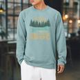 Kayaking Outdoor Water Sports Canoeing Paddle Kayak Raglan Sleeve Sweatshirt Cardinal