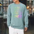 Love Many Trust Few Always Paddle Your Own Canoe Canoes Raglan Sleeve Sweatshirt Cardinal