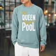 Queen Of The Pool Swimmers Swimming Swimmer Raglan Sleeve Sweatshirt Cardinal Queen Of The Pool Swimmers Swimming Swimmer Raglan Sleeve Sweatshirt Cardinal