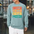 Retro Vintage Swimming For Swimmers Raglan Sleeve Sweatshirt Cardinal Retro Vintage Swimming For Swimmers Raglan Sleeve Sweatshirt Cardinal