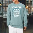 Swim Coach Professional Instructor Swimming Lesson Sport Raglan Sleeve Sweatshirt Cardinal Swim Coach Professional Instructor Swimming Lesson Sport Raglan Sleeve Sweatshirt Cardinal