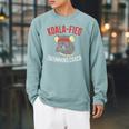 Swim Coach Saying Cute Swimming Coach Appreciation Raglan Sleeve Sweatshirt Cardinal