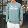 The Swim Father Swimming Dad Swimmer Raglan Sleeve Sweatshirt Cardinal The Swim Father Swimming Dad Swimmer Raglan Sleeve Sweatshirt Cardinal