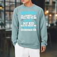 Swim Mom Swimming Mom Of A Swimmer Mama Raglan Sleeve Sweatshirt Cardinal